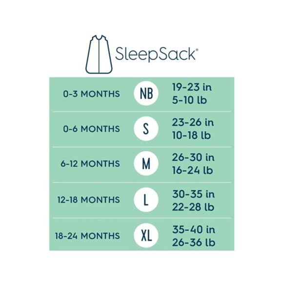 Sleepsack,  Cotton Muslin Wearable Blanket, Grey Medium, 6-12 Months - Picture 5 of 6